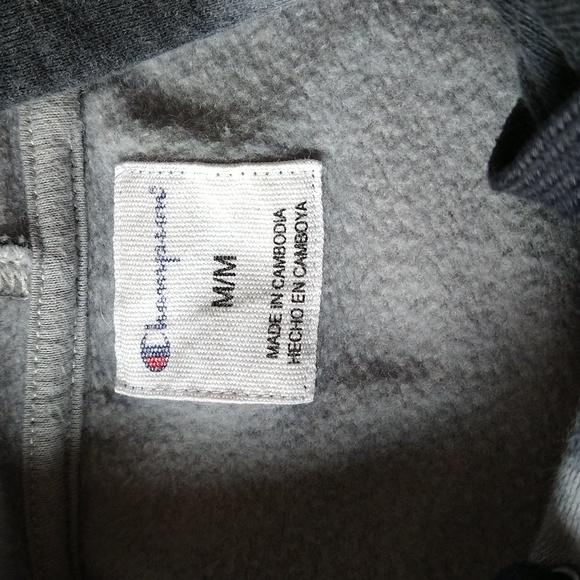 Champion Tie Dye Crop Sweat Shirt Hoodie - Picture 11 of 12